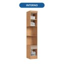 Ver imagem 6 de Modúlo para Quarto 217cm x 46cm Infinity Marrom/Cedro/Duna Line