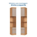 Ver imagem 5 de Modúlo para Quarto 217cm x 46cm Infinity Marrom/Cedro/Duna Line