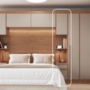 Ver imagem 2 de Modúlo para Quarto 217cm x 46cm Infinity Marrom/Cedro/Duna Line