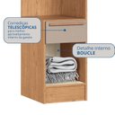Ver imagem 7 de Modúlo para Quarto 217cm x 46cm Infinity Marrom/Cedro/Duna Line