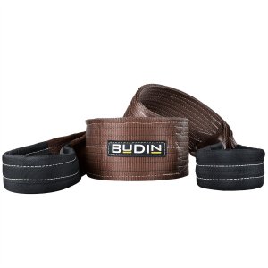 Cinta de Reboque Budin 63 Toneladas 2m P/ Máquinas, Caminhões e Tratores, Largura 180mm Fita 100% Po