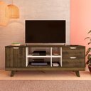 Ver imagem 5 de Rack Bancada para Tv 65 Pol 160 Cm 4226 Pinho Off White Arly