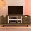 Ver imagem 6 de Rack Bancada para Tv 65 Pol 160 Cm 4226 Pinho Off White Arly
