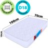 Colchão Berço Bf para Desmontável Chiqueirinho Cercadinho 100x70x10cm + Lençol Avulso com Elástico P - 4