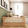 Cama Infantil Montessoriana Solteiro com Grades em Pinus Lume - 4