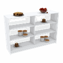 Ver imagem 1 de BALCÃO EXPOSITOR LOJA 100% MDF M122.2020.B (LOJA, COMÉRICO) MUNDI MOVEIS