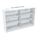 Ver imagem 3 de BALCÃO EXPOSITOR LOJA 100% MDF M122.2020.B (LOJA, COMÉRICO) MUNDI MOVEIS