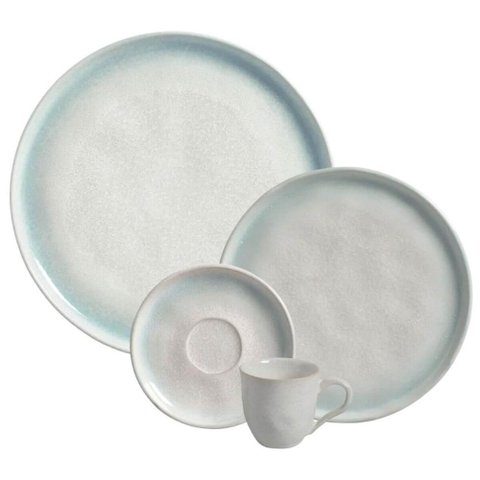 Jogo de Jantar 16 Peças Cerâmica Stoneware Porto Brasil Bio
