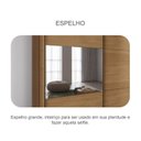 Ver mais imagens de Guarda Roupa Casal 2 Portas 8 Gavetas 100% MDF com Espelho Blumenau Marrom/Cinamomo