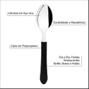 Ver imagem 4 de Kit 2 Colher de Mesa Tramontina Leme Inox Cabo Preto