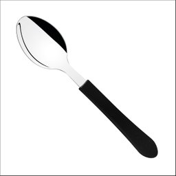 Kit 2 Colher de Mesa Tramontina Leme Inox Cabo Preto - 3