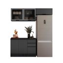 Ver imagem 1 de Conjunto Cozinha Etna Modulado 6 Portas e 2 Gavetas e Rodapé