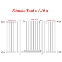 Ver imagem 2 de GRADE PORTÃO DIVISOR AMBIENTE MULTIGRADE 68 A 113 CM PRETO