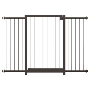 GRADE PORTÃO DIVISOR AMBIENTE MULTIGRADE 68 A 113 CM PRETO