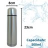 Garrafa Térmica Inox com Tampa 500 Ml Perfeita para o Dia a Dia - 4