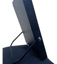 Ver imagem 2 de Espelho Coloração Pessoal Led Maquiagem Touch Mesa Luxo 40cm - Preto Led 6000k Frio