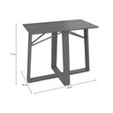 Ver mais imagens de Mesa Cozinha Elma Premium Madeira Maciça C/ Tampo Madeirado C/ Vidro 160x90cm e 6 Cadeiras Lara