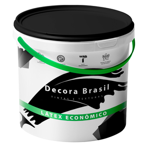 Tinta Látex Econômica Acrílica Base Água para Parede Fosca - 14l - Branco Neve