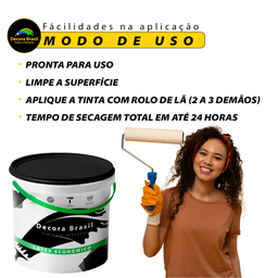 Tinta Látex Econômica Acrílica Base Água para Parede Fosca - 14l - Branco Neve - 5