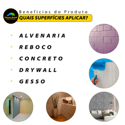 Tinta Látex Econômica Acrílica Base Água para Parede Fosca - 14l - Branco Neve - 3