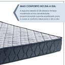 Ver imagem 4 de Colchão de Casal Espuma D-28 100% Poliéster 138cm X 17cm Supremo América Colchões