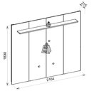 Ver imagem 6 de Painel para Tv até 75 Polegadas Soberano 216 Cm