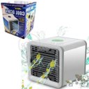 Ver imagem 2 de Mini Ar Condicionado Climatizador Humidificador Portátil Arctic Air Cooler 3 Velocidades
