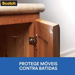 Kit com 24 Protetor Anti-impacto 3m Scotch Redondo Medio - 6