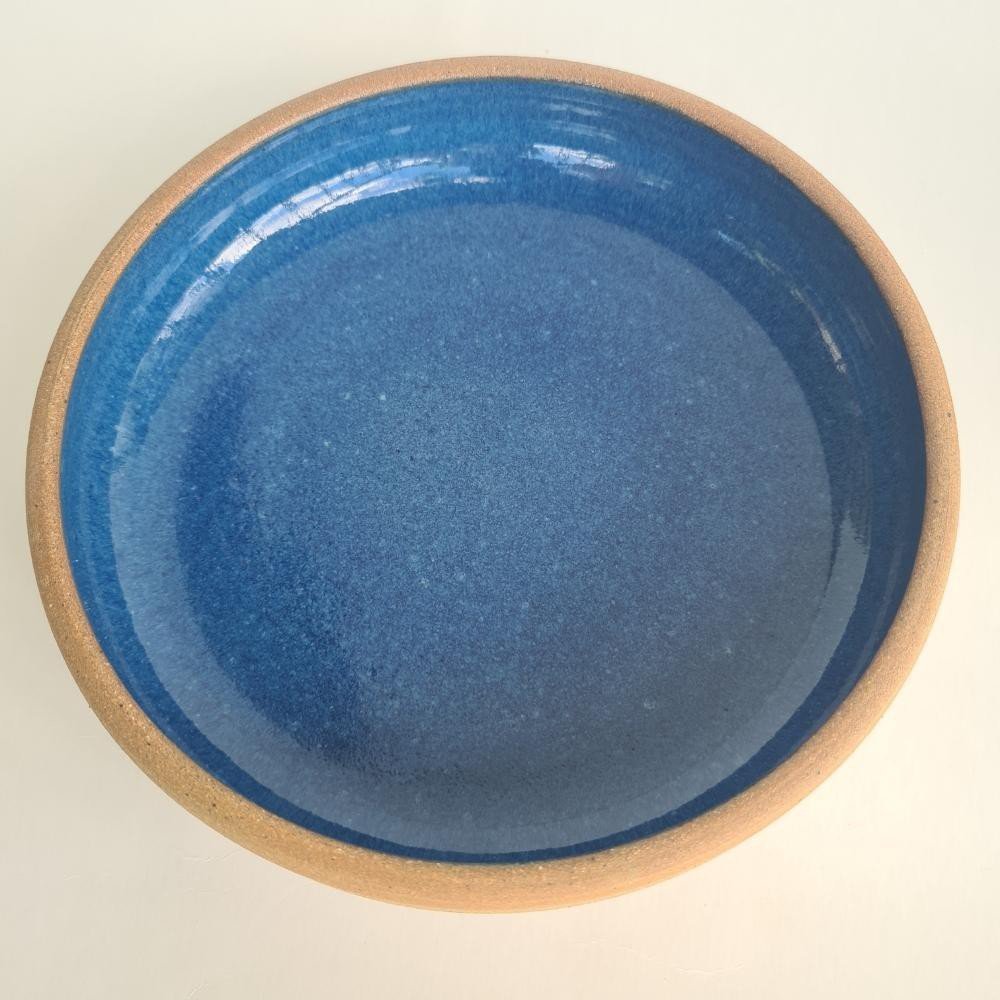 Pasta Bowl de cerâmica Azul 700ml para massas, sopas, risoto - 8