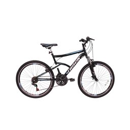 Bicicleta Mountain Bike Aro 26 Master Bp Quadro Aço Carbono Freio V-brake 21 Marchas Preto Azul - 1