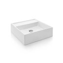 Ver imagem 1 de Cuba de Apoio Docol 41x41 970026 Quadrada com Mesa Branca Esmaltada