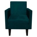 Ver imagem 2 de Poltrona Jade Azul Pavão Slk Decor