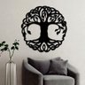 Quadro Em Mdf 6mm Vazado Mandala Árvore Da Vida - 1