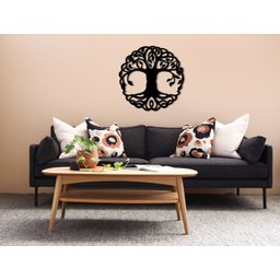 Quadro Em Mdf 6mm Vazado Mandala Árvore Da Vida - 3