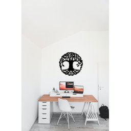 Quadro Em Mdf 6mm Vazado Mandala Árvore Da Vida - 4