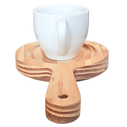 Jogo 6 Xícaras Café Expresso 75ml Porcelana C/ Pires Panela - 3