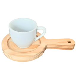 Jogo 6 Xícaras Café Expresso 75ml Porcelana C/ Pires Panela - 5