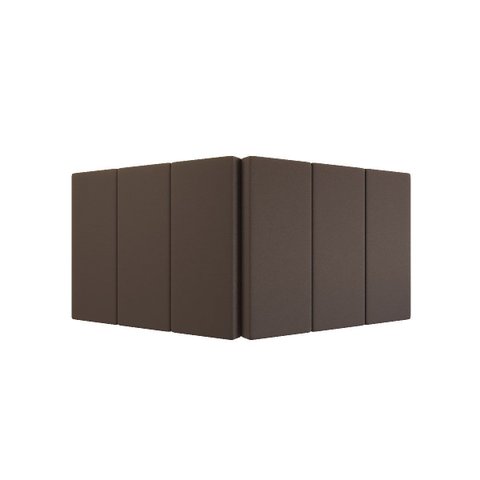 Cabeceira Cama de Solteiro Lisa 0.90 - Gt Magazine:marrom
