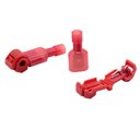 Ver imagem 3 de 100un Conector Derivação T Vermelho até 1,5 Emenda Rápida