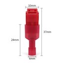 Ver imagem 4 de 100un Conector Derivação T Vermelho até 1,5 Emenda Rápida