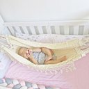 Ver imagem 3 de Rede de Dormir para Berço de Bebê 100% Algodão Cor Cru