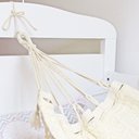 Ver imagem 4 de Rede de Dormir para Berço de Bebê 100% Algodão Cor Cru