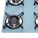 Ver imagem 4 de Cooktop Chamalar Bivolt Premium Ultra Chama 4 Bocas Vidro Temperado Marmorizado Verde