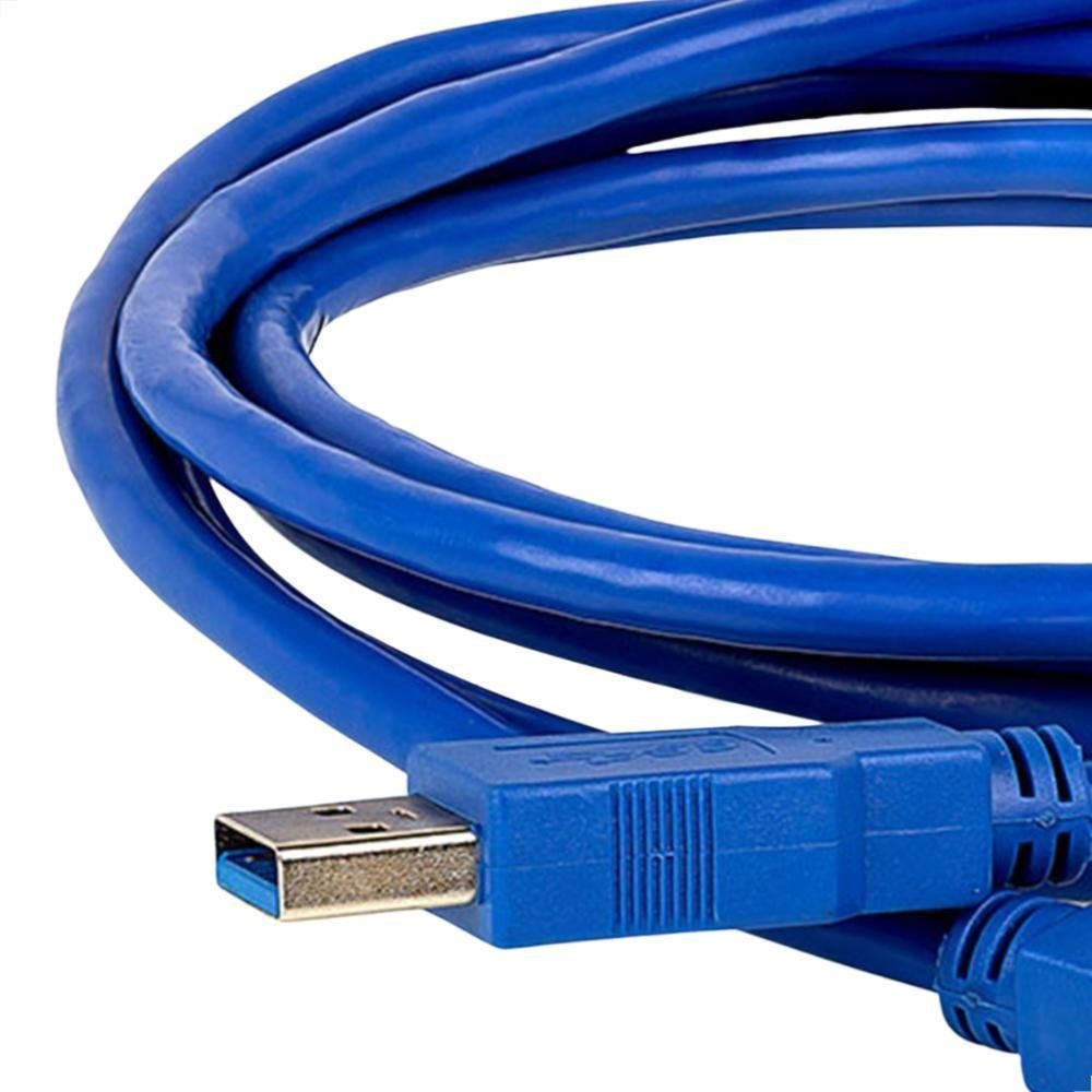 Cabos Usb 3.0 a Macho - 3 Metros - Kit com 10 | MadeiraMadeira