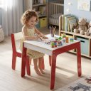 Ver imagem 6 de Kit Mesa Caderinha Infantil Conjunto Montessori Educativo Estudos Lanche Brincadeira Mesinha MDF