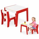 Ver imagem 4 de Kit Mesa Caderinha Infantil Conjunto Montessori Educativo Estudos Lanche Brincadeira Mesinha MDF