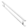 Puxador Porta Pivotante Madeira Vidro 60cm Inox 304 Escovado - Brinovar - 1