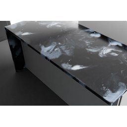 Kit Porcelanato Liquido Metálico Preto Profundo / Branco Perola AG por M² Resinas ag Kit Porcelanato - 3