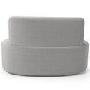 Ver imagem 7 de Sofá 2 Lugares 140cm Orgânico para Sala de Estar Living Larissa L02 Bouclê Cinza - Lyam Decor