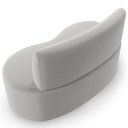 Ver imagem 6 de Sofá 2 Lugares 140cm Orgânico para Sala de Estar Living Larissa L02 Bouclê Cinza - Lyam Decor
